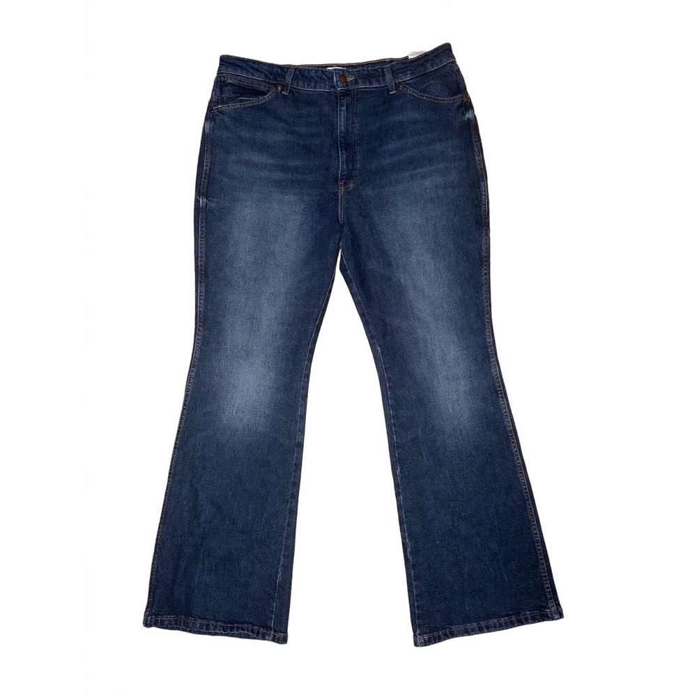 Wrangler Jeans Womens 34x30 Westward 626 High Rise Boot Cut Dark Wash Stretch